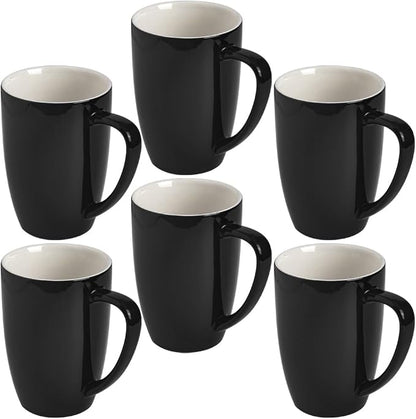 homEdge Porcelain Mug Set, 12 Ounces Cup by homEdge