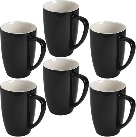 homEdge Porcelain Mug Set, 12 Ounces Cup by homEdge