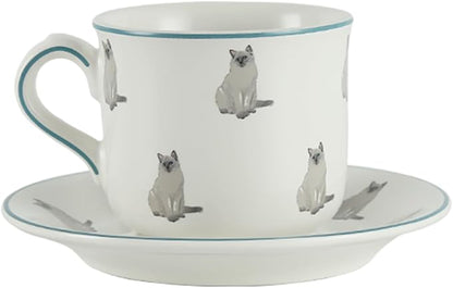 London Pottery Farmhouse Animal Pattern Cup and Saucer by LondonPottery