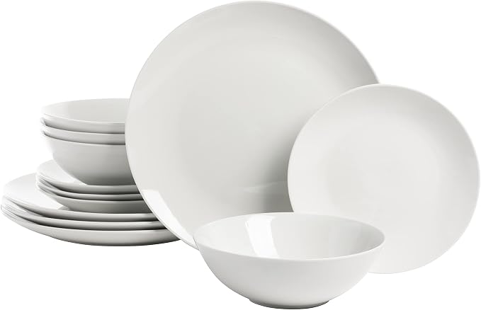 10 Strawberry Street Simply Coupe Dinnerware Set, Service by 10StrawberryStreet