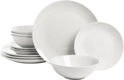 10 Strawberry Street Simply Coupe Dinnerware Set, Service by 10StrawberryStreet