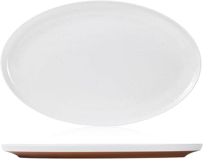 Webbylee ‌16" Melamine Oval Platter Set of 2 by Webbylee