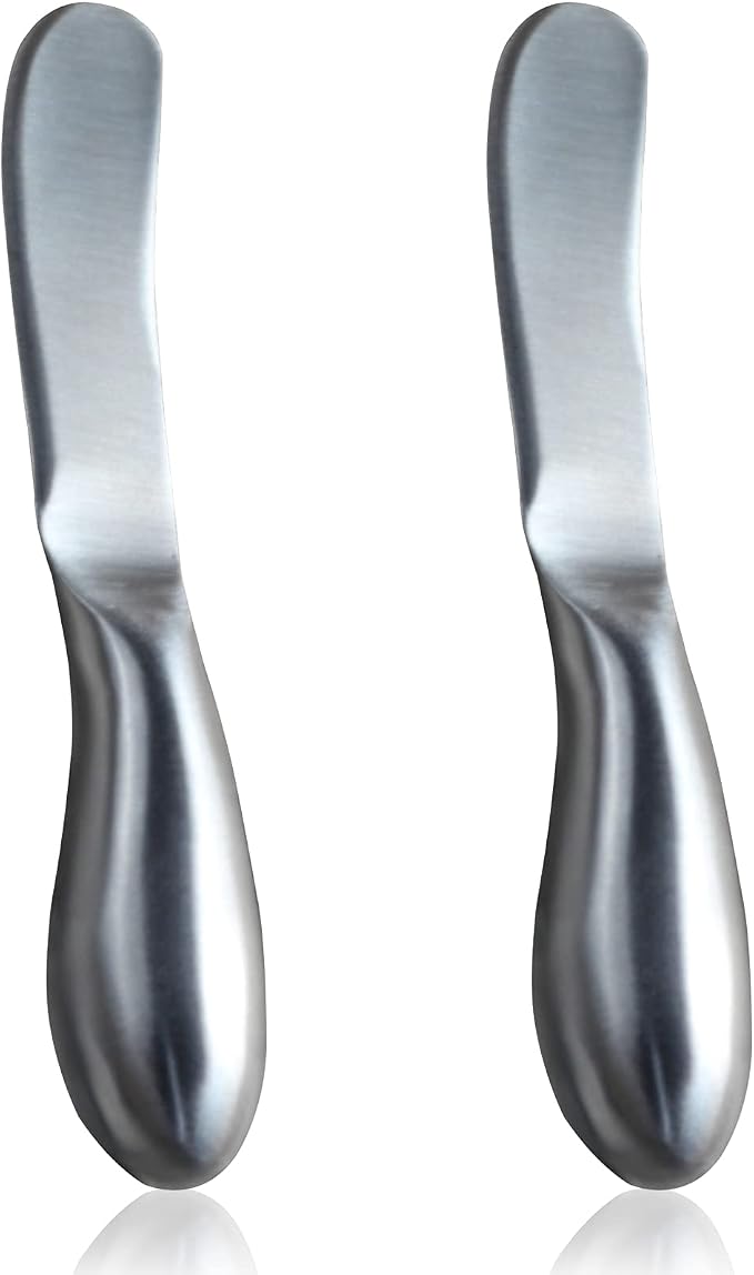 Hetenoyo 2Packs Butter Cheese Spreader Knife Stainless Steel Butter Spreader by Unknown
