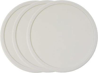 ONLYKXY 3 Pieces 3.93 Inch Silicone Coasters, Round Coasters by Unknown