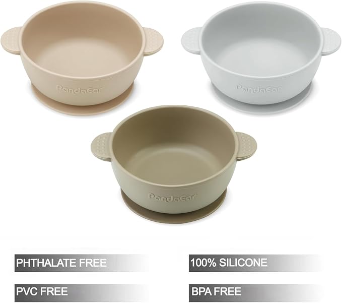 PandaEar 3 Pack Baby Bowls - Image 2