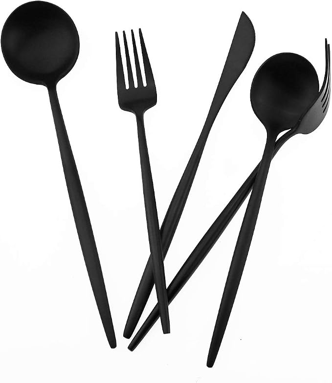 20-Piece 18/10 Stainless Steel Flatware Silverware, Luxury Dinnerware Set - Image 7