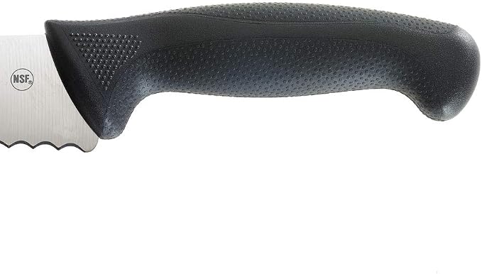Mercer Culinary M23211 Millennia Black Handle, 10-Inch Left Handed Wavy Edge - Image 4
