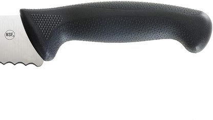 Mercer Culinary M23211 Millennia Black Handle, 10-Inch Left Handed Wavy Edge - Image 4