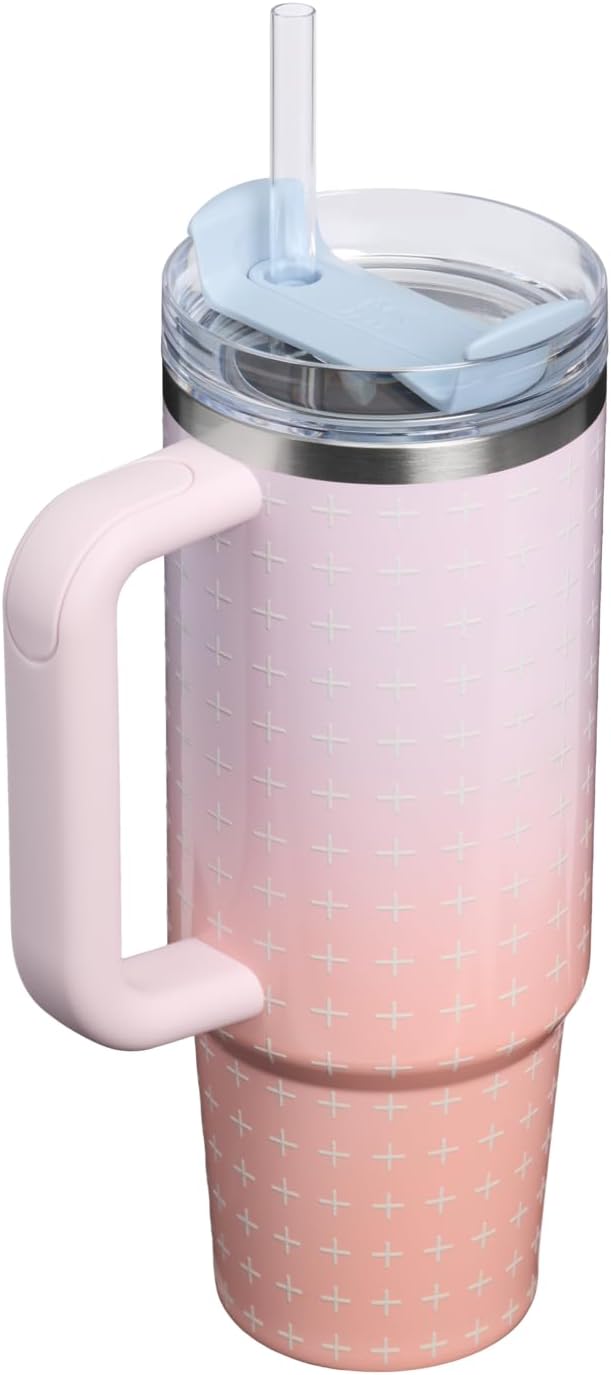 STANLEY Quencher H2.0 Flow State Tumbler, 30 oz, Sorbet Plus | Handle and Straw - Image 3