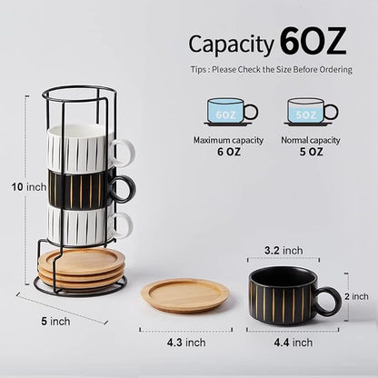 LUKA Porcelain Espresso Cup - Image 5