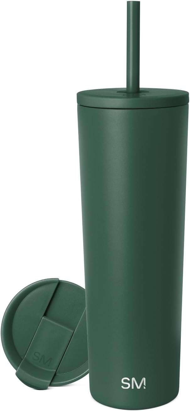 Simple Modern Iced Coffee Tumbler, Insulated | 28oz | Green by Unknown