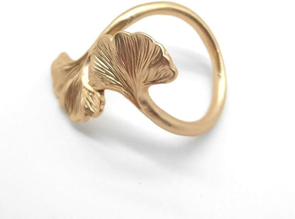 Ginkgo Leaf Napkin Rings - Image 3