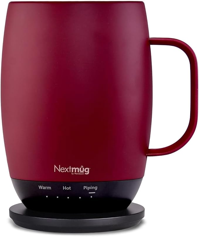 Nextmug Plus - Temperature-Controlled, Self-Heating Coffee Mug | – No App by NextmugbyNextboom
