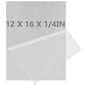 6061 T651 Aluminum Sheet Metal 12 x 16 x 1/4 (6MM) Inch Thick Flat Plain Aluminum Plate Covered with Protective Film, Heat Treatable Rectangle 6MM Aluminum Metal Plate for Industrial