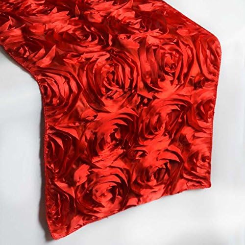 14"X108" Rosette Table Runners by TABLECLOTHSFACTORY