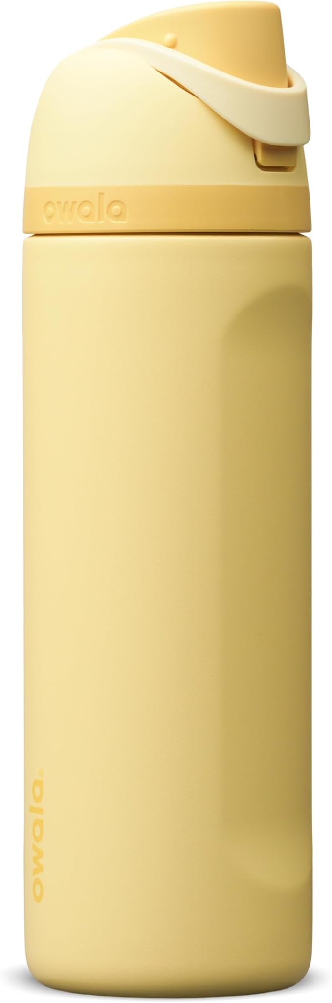 Owala FreeSip Stainless Steel Water Bottle 24 oz Butter Half by Unknown