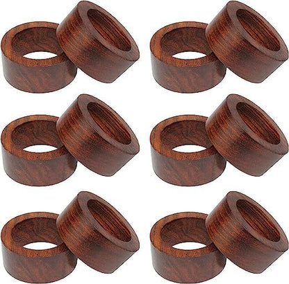 Napkin Rings for Dining Table, Classic Farmhouse Style, Holiday and Party Decor - Image 4