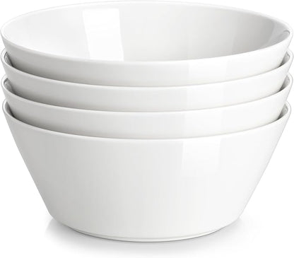 MALACASA 35 OZ Soup Bowls Set of 4, Kitchen Essential, Dishwasher Microwave Safe by MALACASA