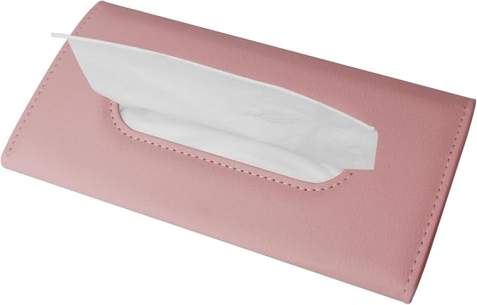 Carstuus Pink Sun Visor Car Tissue Holder, Cute Car Accessories - Image 3