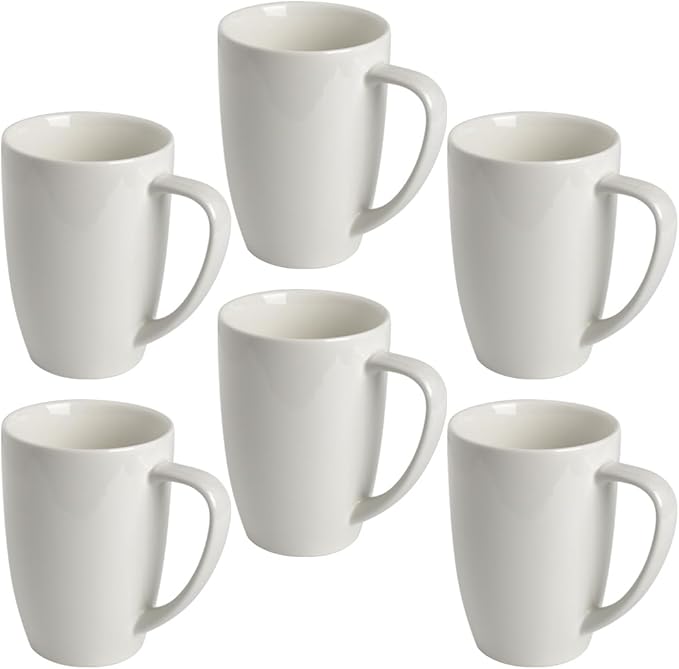 homEdge Porcelain Mug Set, 16 Ounces Cup by homEdge