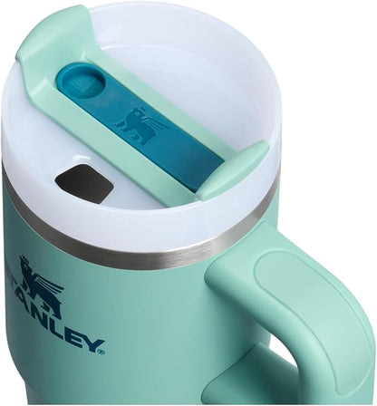 STANLEY Quencher H2.0 Flow State Tumbler, 14 oz, Spring Green | Handle and - Image 2