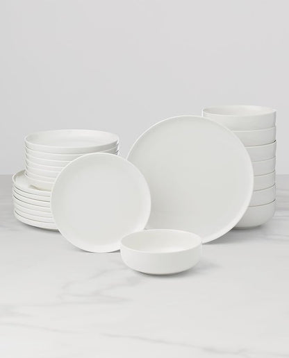 Oneida 899205 24 Seven White 24-Piece Dinnerware Set, Service For 8