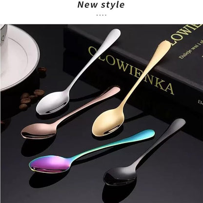 Demitasse Espresso Spoons, 4 Inches Stainless Steel Coffee Spoons - Image 3
