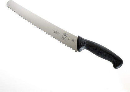 Mercer Culinary M23211 Millennia Black Handle, 10-Inch Left Handed Wavy Edge - Image 2