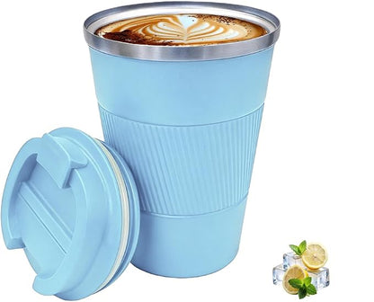Coffee Mug with Leak Proof Lid, Travel Mug Stainless Steel Tumbler, Double Wall by Unknown