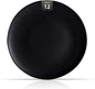 Stoneware Coupe Commercial Grade Dinner Plates, Matte Black Round Plates 10.5", Case of 12