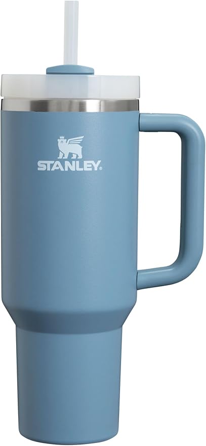 STANLEY Quencher H2.0 Flow State Tumbler, 40 oz, Indigo | Handle and Straw | by Unknown
