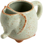 EatingBiting Elephants Cute Ceramic Mugs 15 oz Cup by EatingBiting