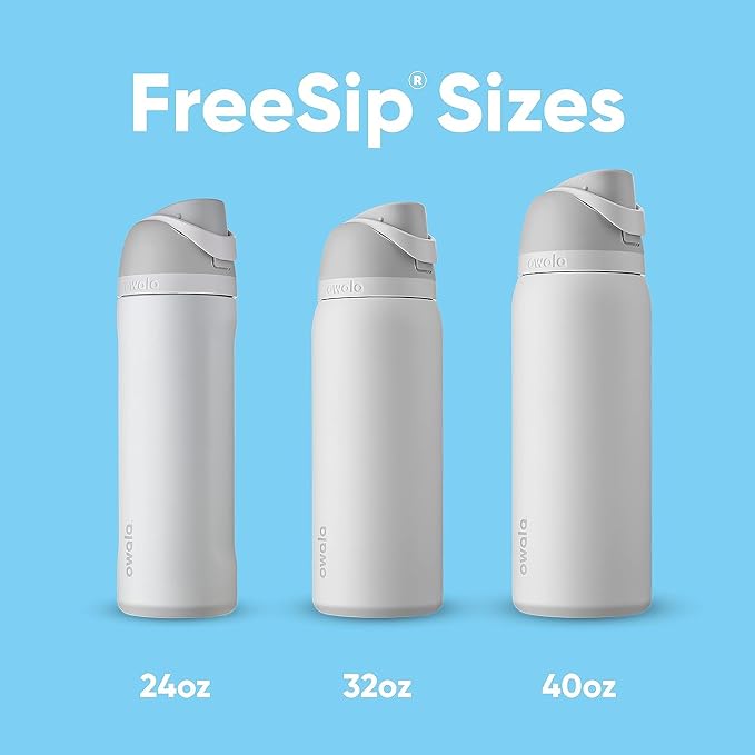Owala FreeSip Stainless Steel Water Bottle 32 oz Citrus Crush - Image 6