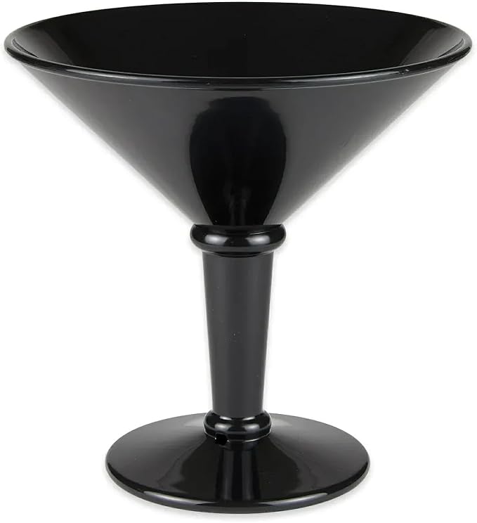 G.E.T. SW-1419-BK Shatterproof Jumbo Martini Cocktail Glass, 48 Ounce, - Image 3