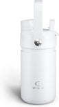 Kids Insulated Water Bottle - 12oz Stainless Steel Water Bottle with Dual Spouts by ENCOOL