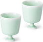 KAMMAK Ceramic Tea Cups Set of 2, 2.2 oz, Vintage Small Teacups, 721N | Hand by KAMMAK