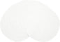 SHACOS Round Braided Placemats Set of 6 Round Table Mats for Dining Table 15 inch Washable Cotton Polyester Place Mat (White, 6)
