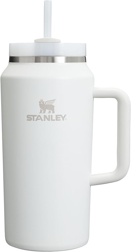 STANLEY Quencher H2.0 Flow State Tumbler, 64 oz, Frost | Handle and Straw | by Unknown