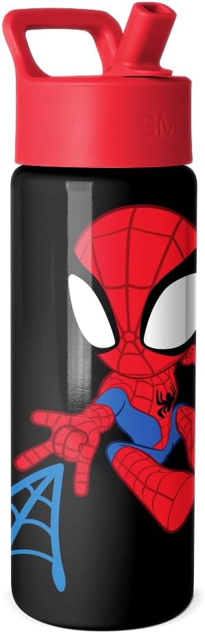 Simple Modern Marvel Spidey Kids Water Bottle & Toddler Cup | 18oz | Insulated by Unknown