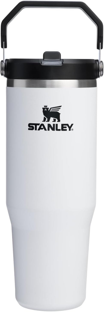 STANLEY IceFlow 2.0 Flip Straw Tumbler, 30 oz, Chalk | Easy Carry Handle | by Unknown