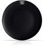 Stoneware Coupe Commercial Grade Dinnerware, Matte Black Plate 12.25", Case of 12