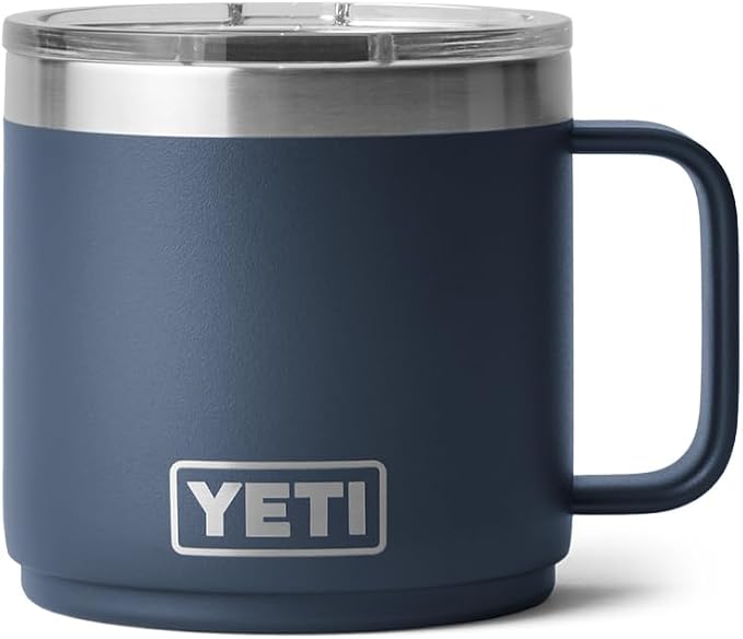 YETI Rambler 14 oz Ceramic Lined Stackable Mug, Vacuum Insulated, Stainless - Image 3