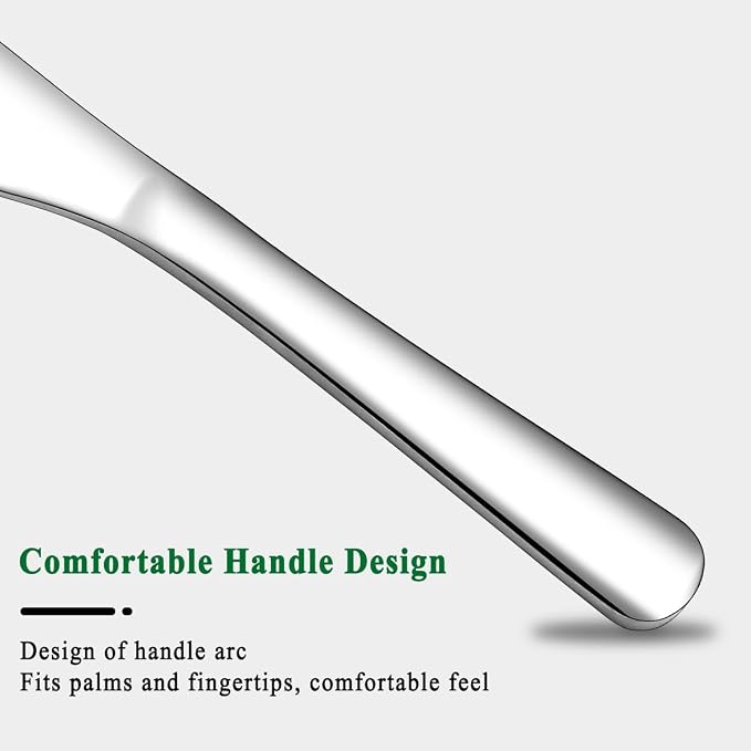 HOMQUEN Stainless Steel Butter Knife, Butter Spreader, Butter Knives, Butter - Image 4