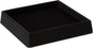 4X4 Rubber Caster Cups, Non Slip Furniture Pads, Anti-Slip Gripper, Anti Skid Furniture Feet, Anti Slide Floor Protector for Bed Couch Stoppers (8 Pack, Black)
