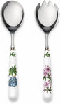 Portmeirion Botanic Garden Set of 2 Salad Servers | 10 Inch Salad Serving Set | by Portmeirion
