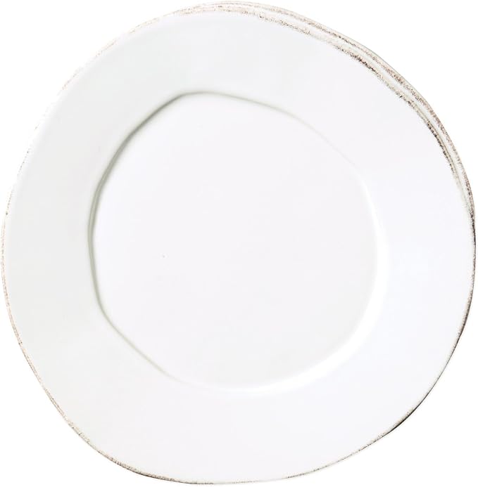 VIETRI Lastra White Salad Plate by Vietri