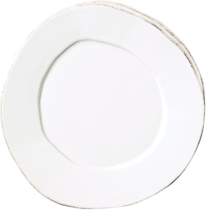 VIETRI Lastra White Salad Plate by Vietri