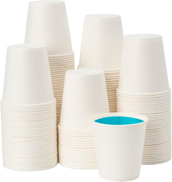 METAPRINT 3000 Count 3 oz Small Paper Cups, Bathroom Paper Cups, Mouthwash Cups - Image 9