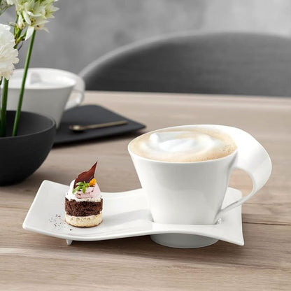Villeroy & Boch NewWave Caffé Collection Small Cappuccino Cup, Premium Porcelain - Image 2
