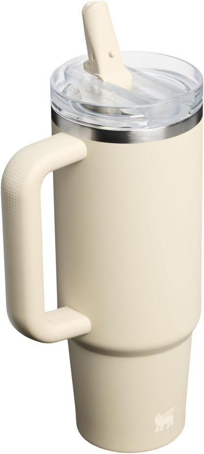 STANLEY Quencher ProTour Flipstraw Tumbler, 30 oz, Toasted Almond | Built-In - Image 3